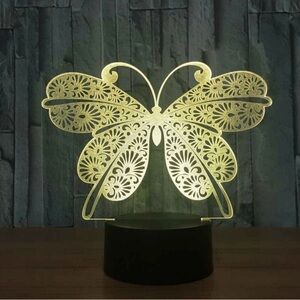 Intricate Butterfly Multiple Color LED Light